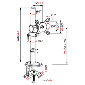 VM D11 Monitorarm